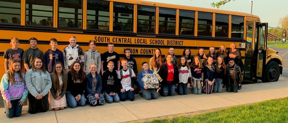 Bus with students